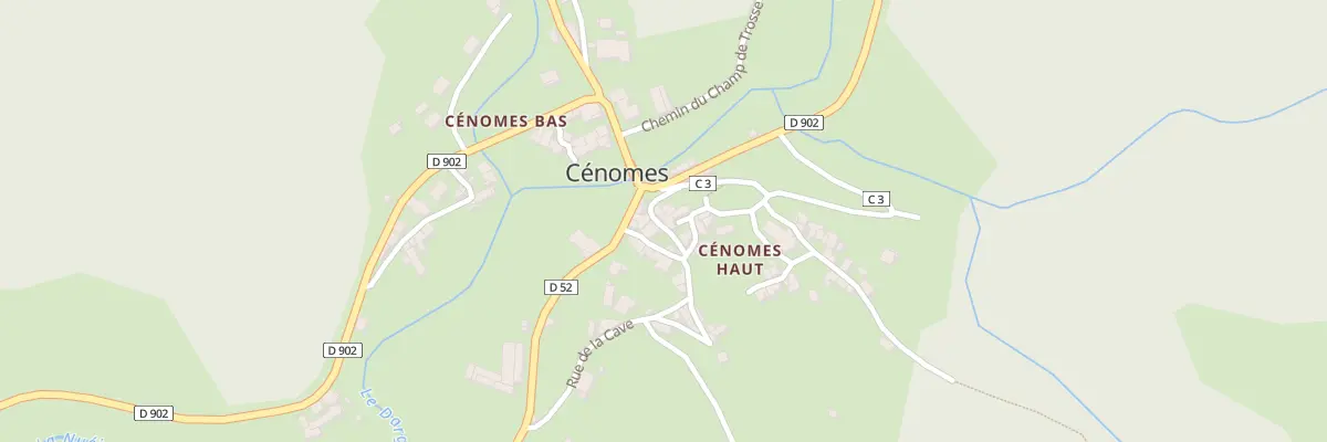 Plan du 5128 Cenomes Haut à Montagnol