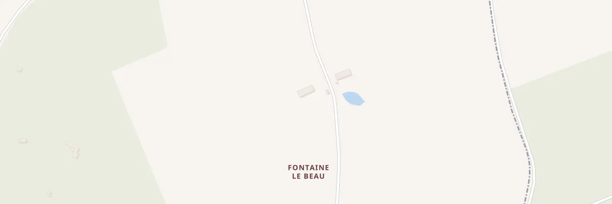 Plan du 5218 Fontaine le Beau à Triguères