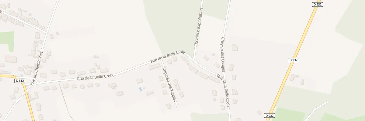 Plan du 410 Rue de la Belle Croix à Crisolles