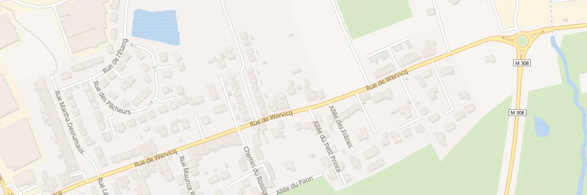 Plan du 105 Rue de Wervicq à Comines