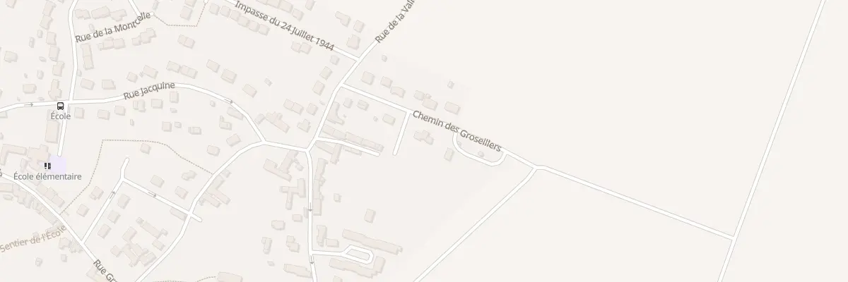Plan du 2 Che des Groseillers à La Brosse-Montceaux