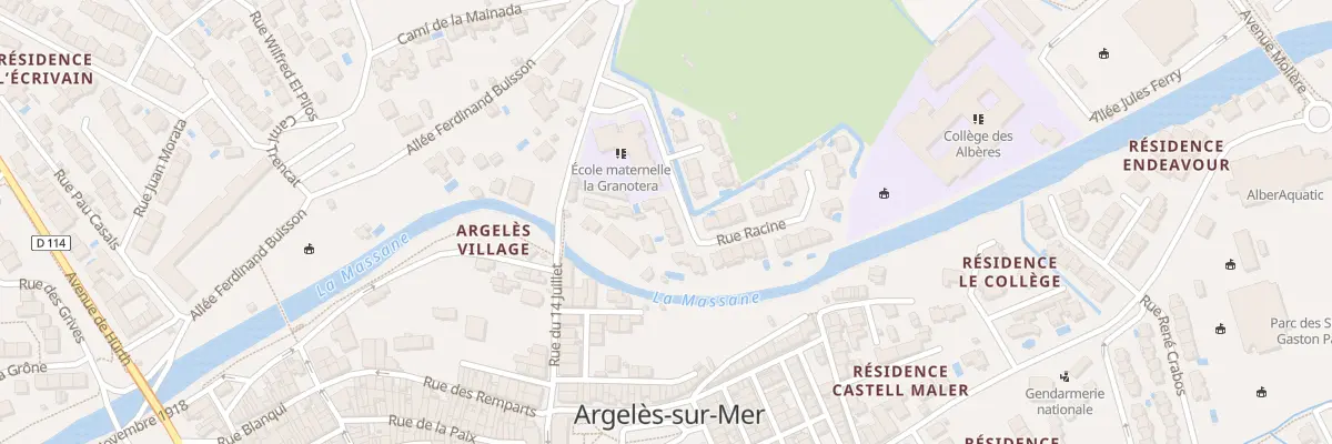 Plan du 4 Rue Racine à Argelès-sur-Mer