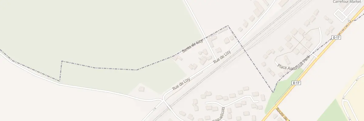 Plan du 19B Rue de Lizy à Mary-sur-Marne