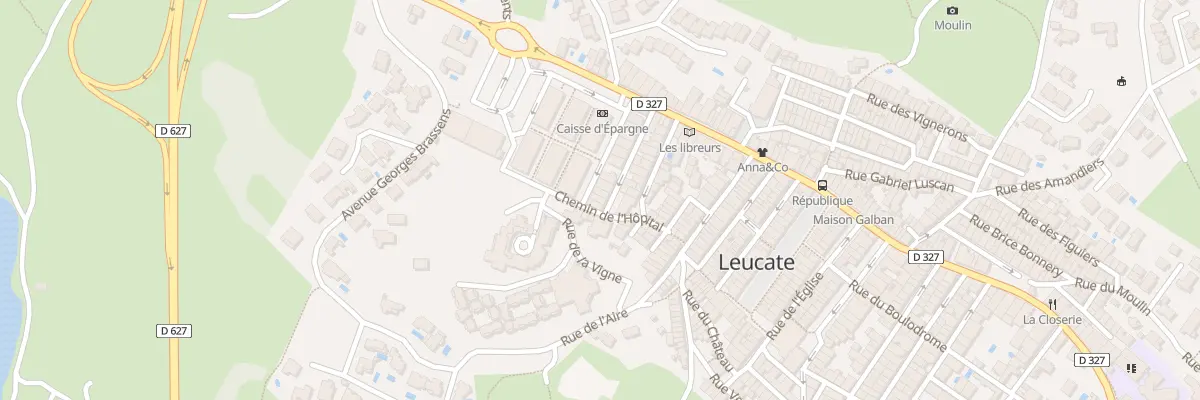 Plan du 20 Rue de la Liberté à Leucate
