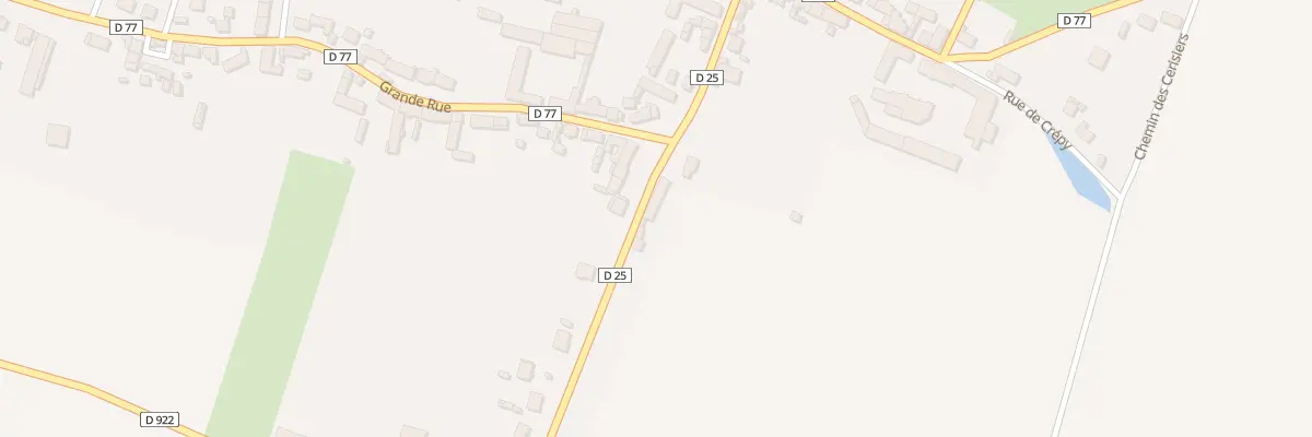 Plan du 9 Av du Château à Thury-en-Valois