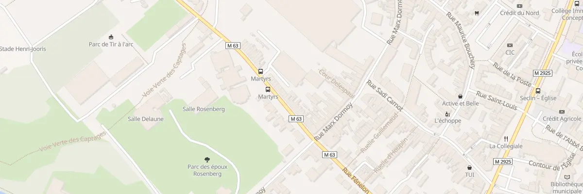 Plan du 24 Rue des Martyrs à Seclin