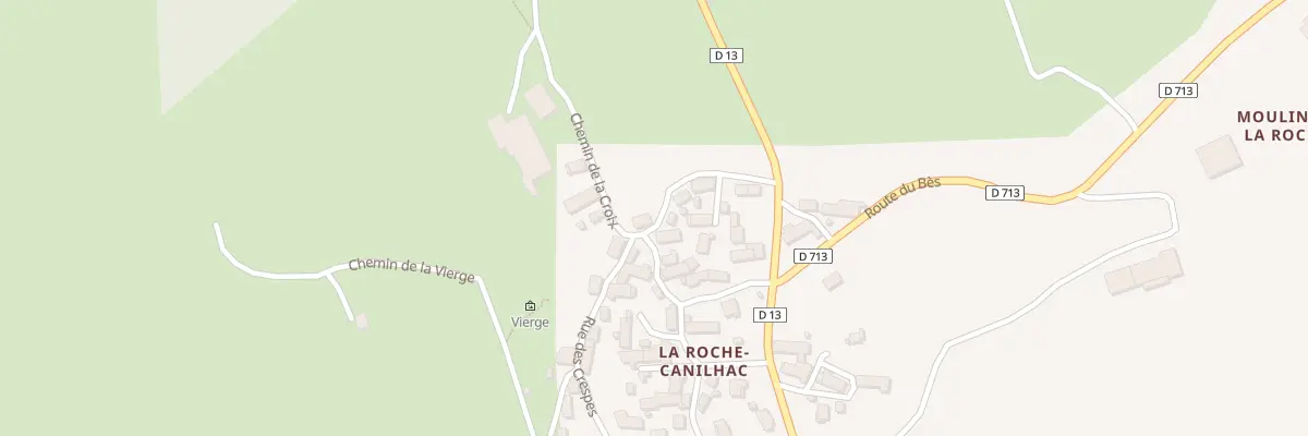 Plan du 5093 La Roche Canilhac à Saint-Rémy-de-Chaudes-Aigues