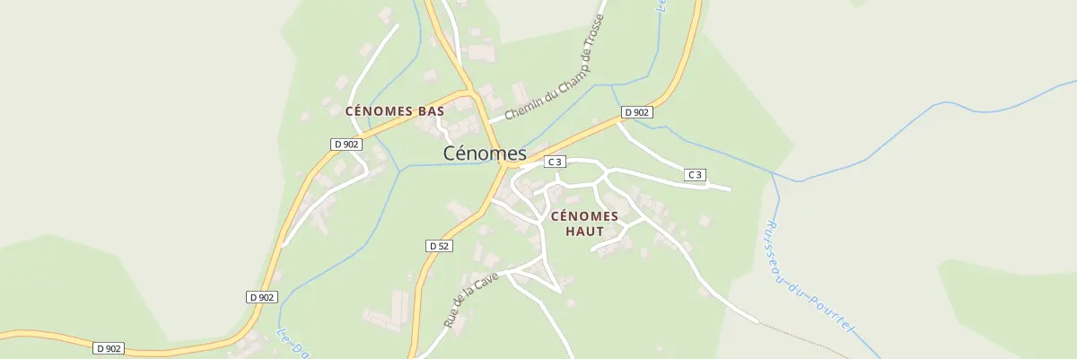 Plan du 5126 Cenomes Haut à Montagnol