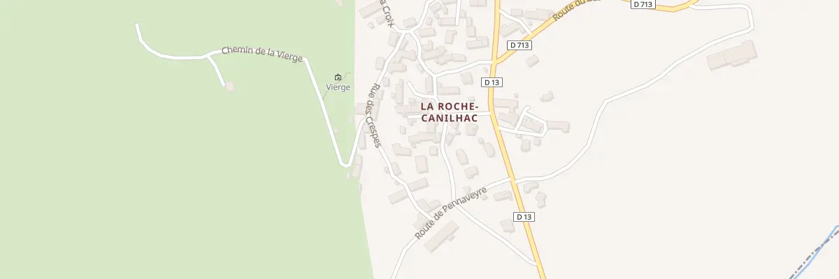 Plan du 5064 La Roche Canilhac à Saint-Rémy-de-Chaudes-Aigues