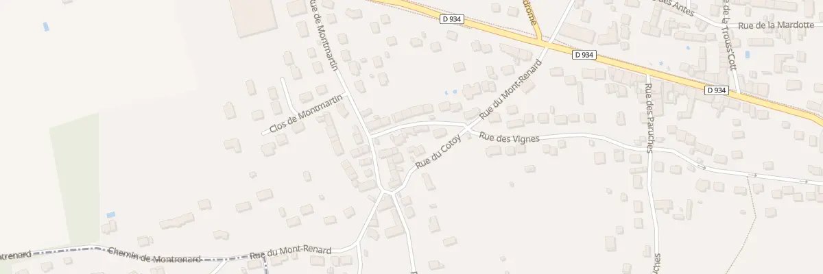 Plan du 195 Rue du Mont-Renard à Mouroux