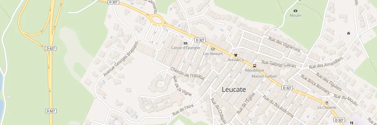 Plan du 14 Rue de la Liberté à Leucate