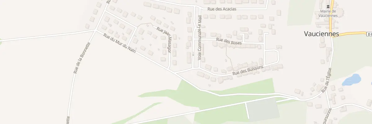 Plan du 67 Vc Le Mail à Vauciennes