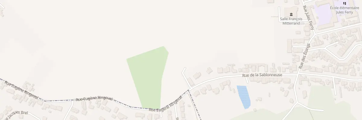 Plan du 260 Rue de la Sablonneuse à Wahagnies