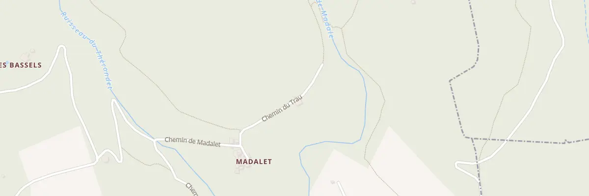 Plan du 5274F Madalet à Colombières-sur-Orb