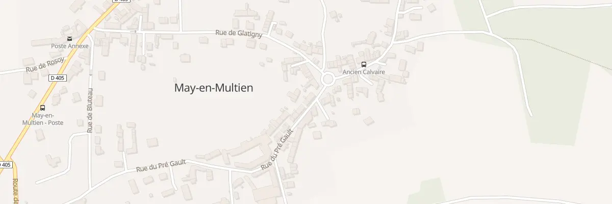 Plan du 6 Rue du Pre Gault à May-en-Multien