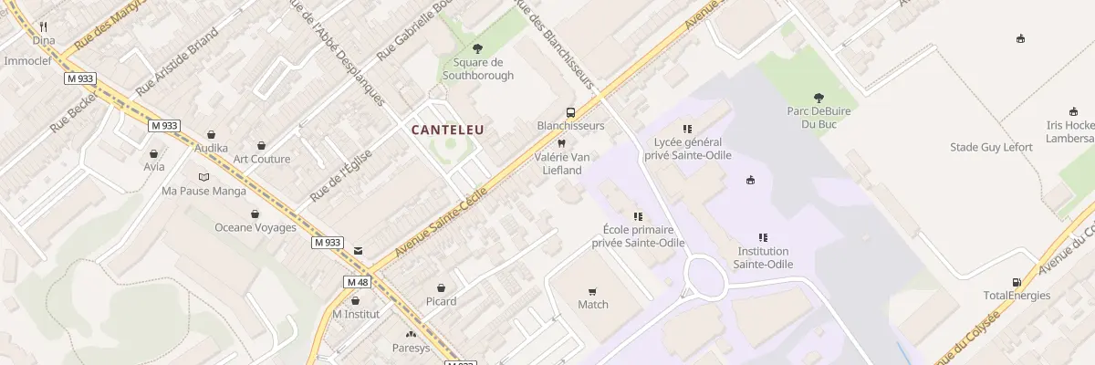 Plan du 48 Av Sainte-Cécile à Lambersart