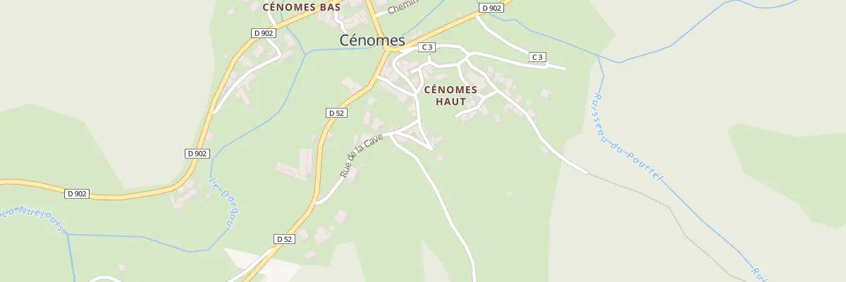 Plan du 5115 Cenomes Haut à Montagnol