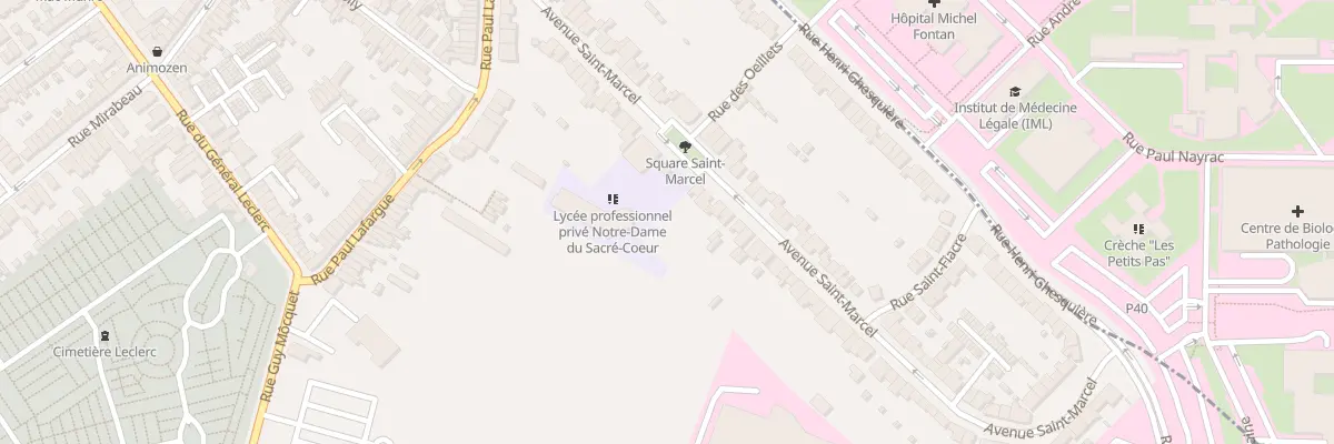 Plan du 202 Av Saint-Marcel à Loos