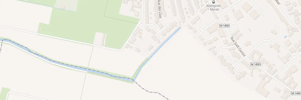 Plan du 33T Rue Jean-Jacques Rousseau à Wattignies