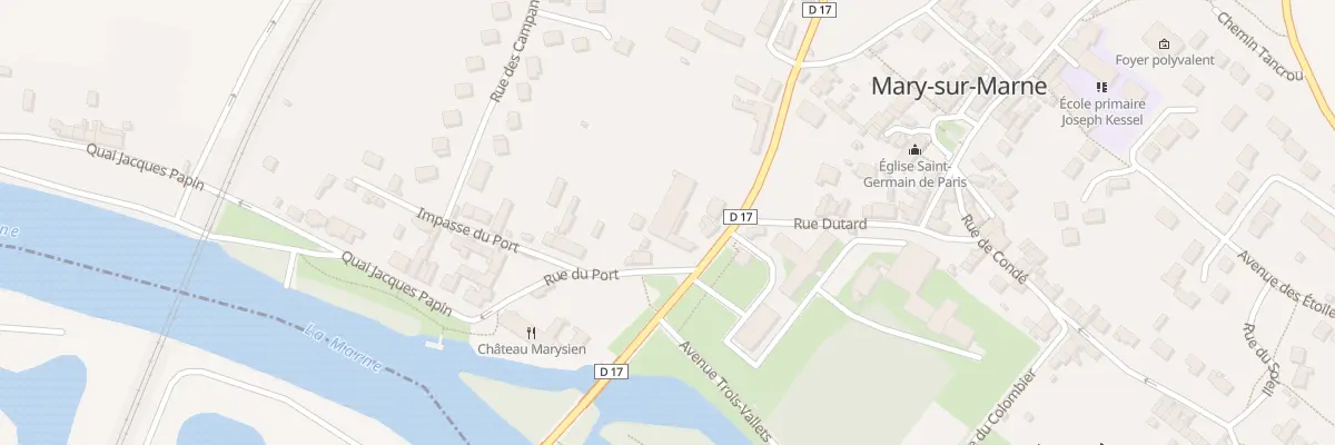 Plan du 1 Gr Grande Rue à Mary-sur-Marne