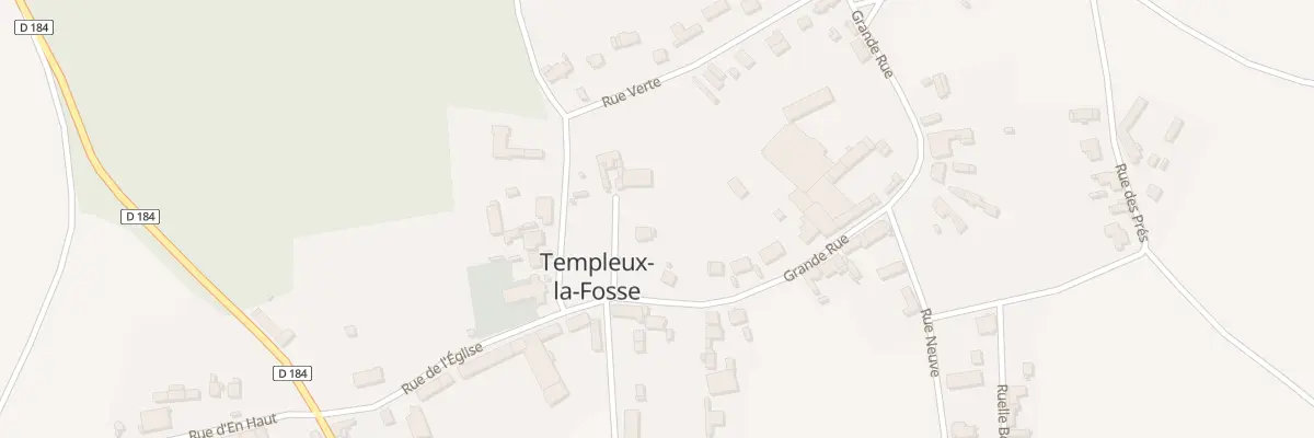 Plan du 2 La Place à Templeux-la-Fosse