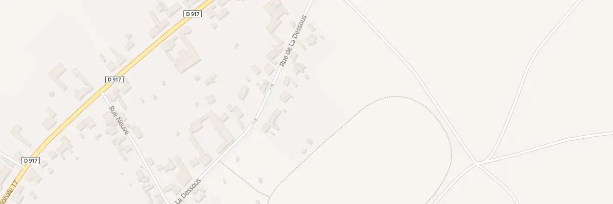 Plan du 37 Rue de Là Dessous à Nurlu