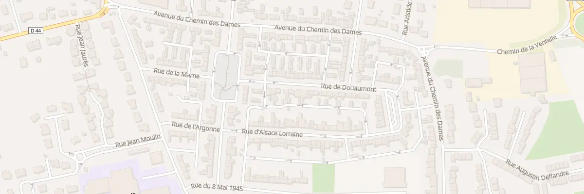 Plan du 98 Rue de Douaumont à Brebières