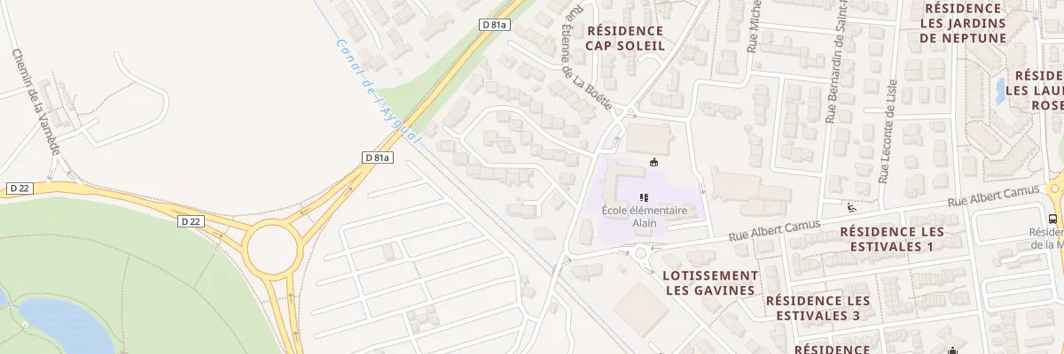 Plan du 5 Rue François Lamarck à Saint-Cyprien