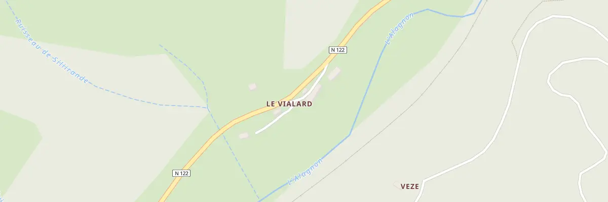 Plan du 5034 Vialard à Joursac