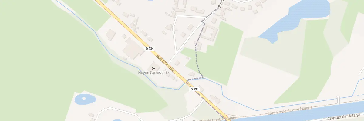 Plan du 1601 Rue d’Orroire à Noyon