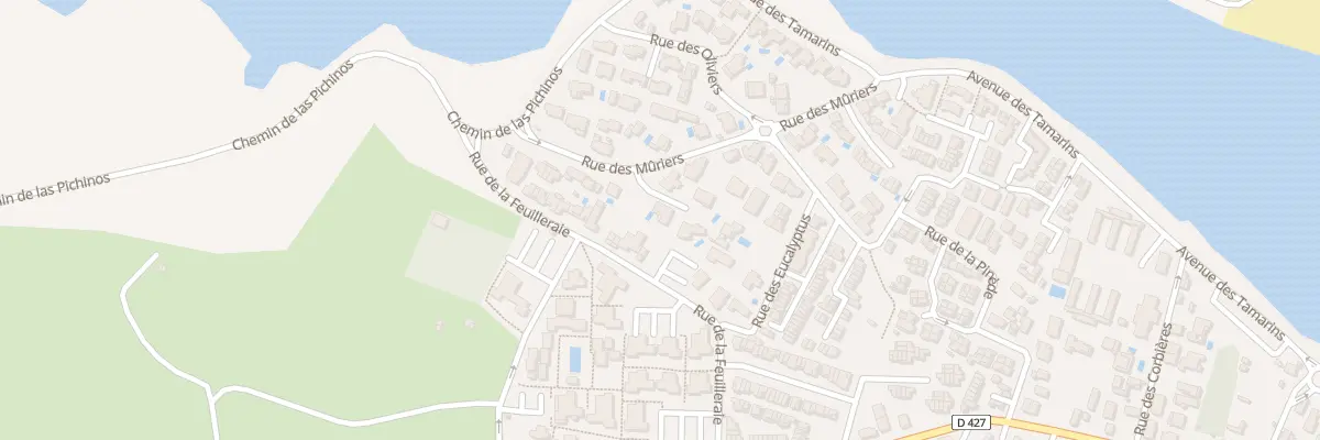 Plan du 14 Rue des Muriers La Franqui à Leucate