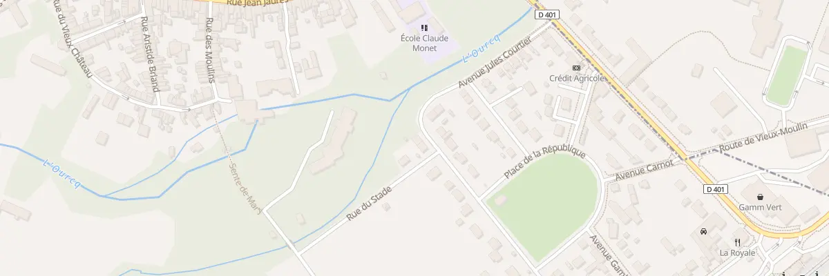 Plan du 2 Av Jules Courtier à Lizy-sur-Ourcq