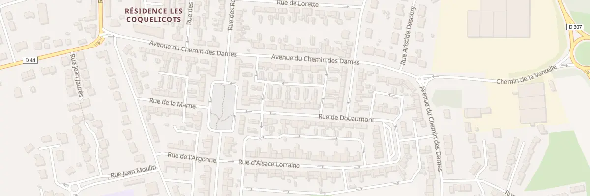 Plan du 49 Rue de Douaumont à Brebières