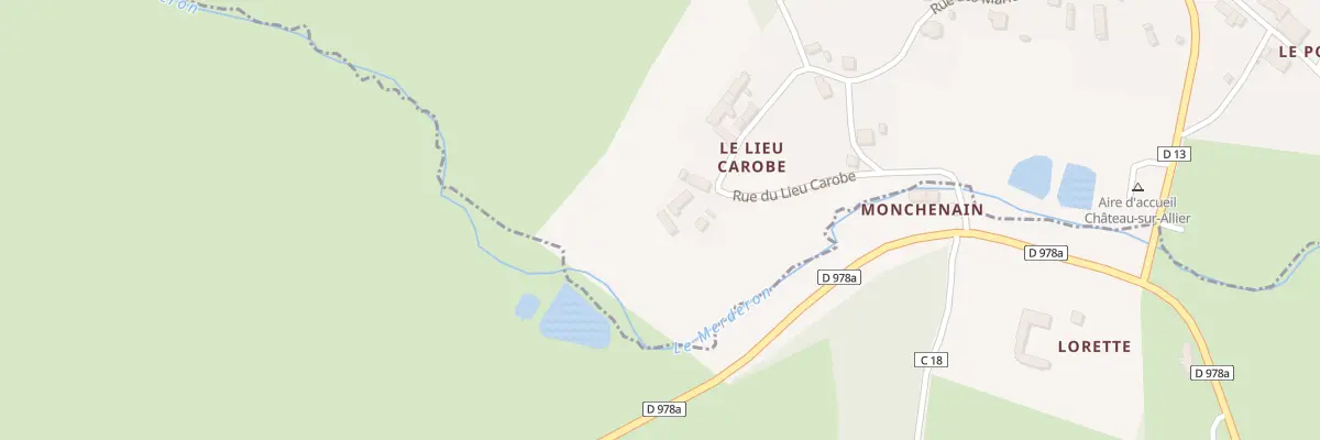 Plan du 5042 Le Lieu Carobe à Château-sur-Allier
