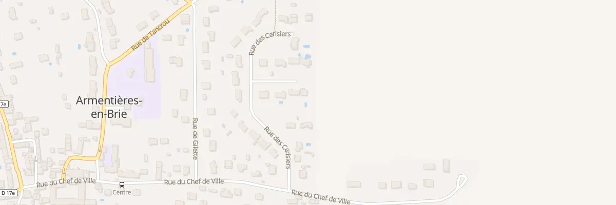 Plan du 16D Rue des Cerisiers à Armentières-en-Brie