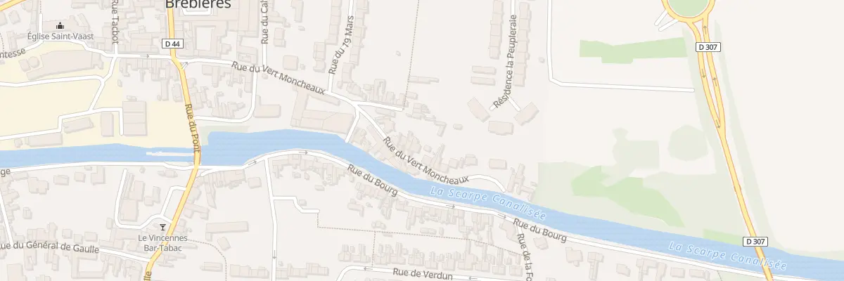 Plan du 47 Rue du Vert Moncheaux à Brebières