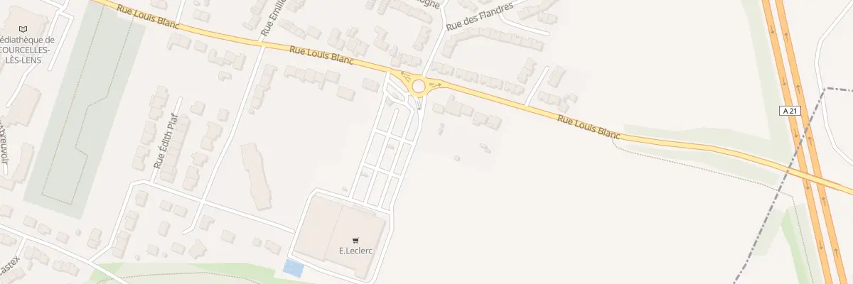 Plan du 72 Rue Louis Blanc à Courcelles-lès-Lens