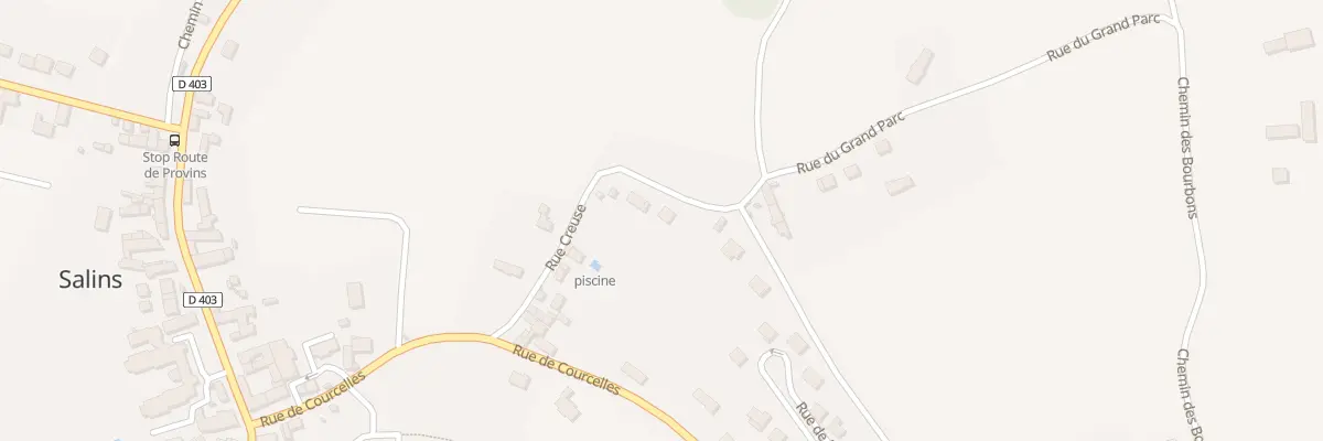 Plan du 16 Rue Creuse à Salins