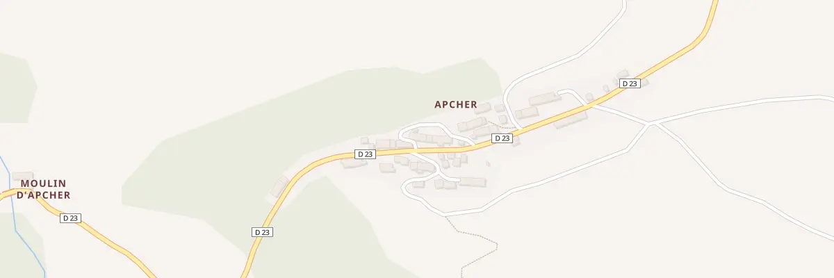 Plan du 5343 Apcher à Anzat-le-Luguet