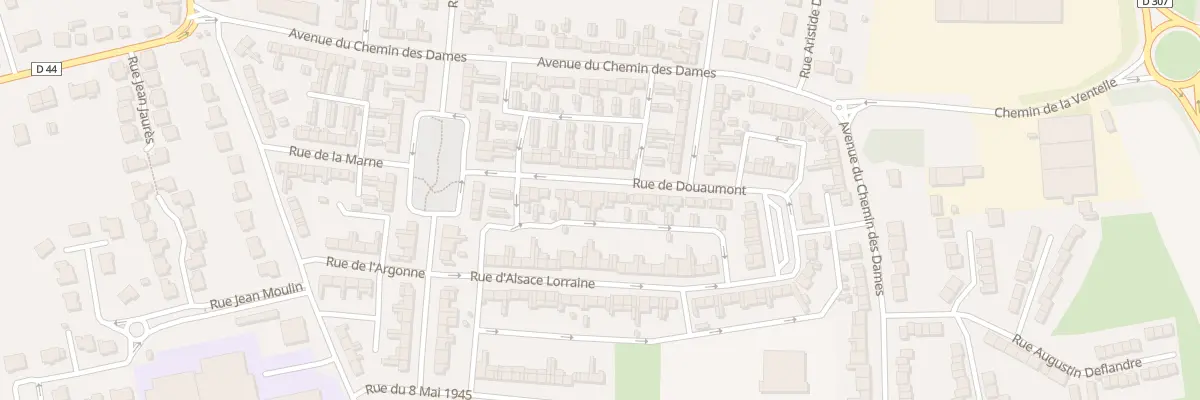Plan du 96 Rue de Douaumont à Brebières