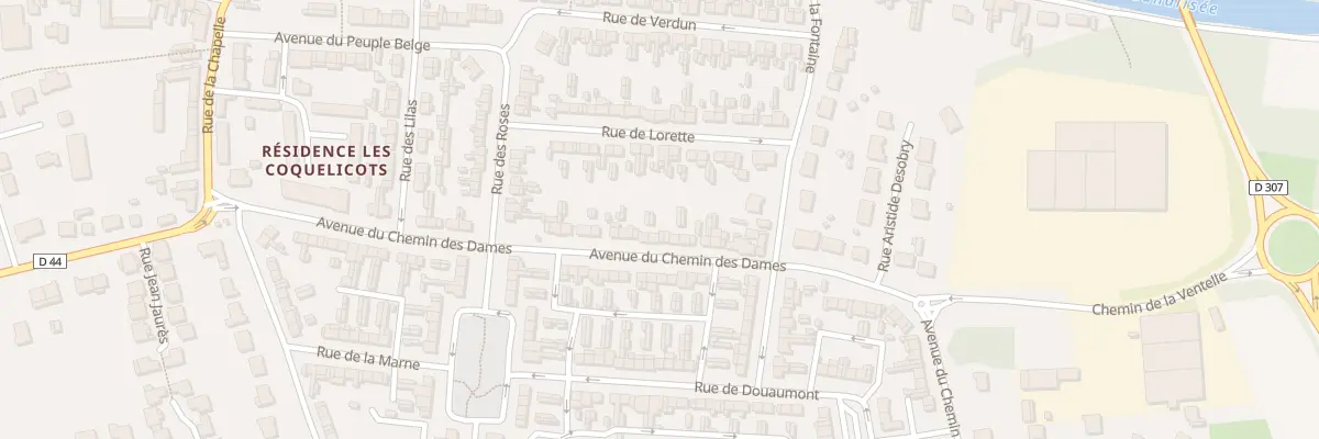 Plan du 265 Av du Chemin des Dames à Brebières