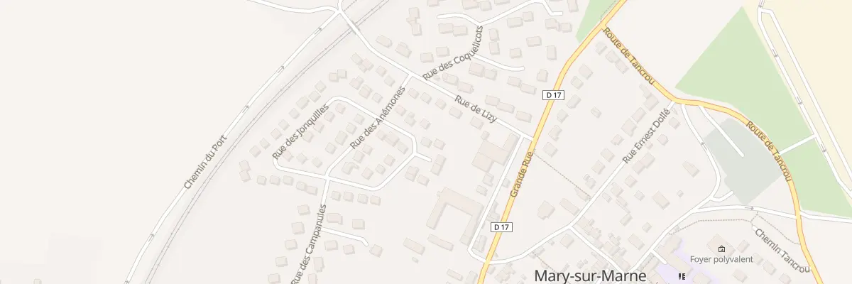 Plan du 5 Rue des Primevères à Mary-sur-Marne