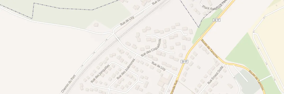 Plan du 12 Rue de Lizy à Mary-sur-Marne