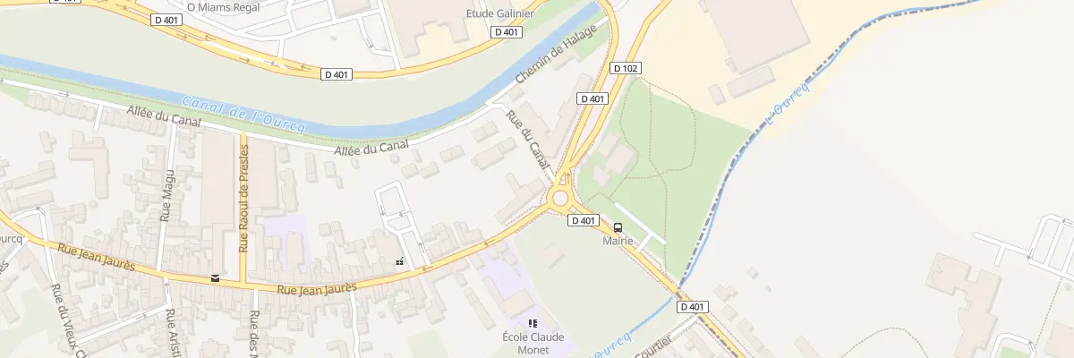 Plan du 87B Rue Jean Jaurès à Lizy-sur-Ourcq