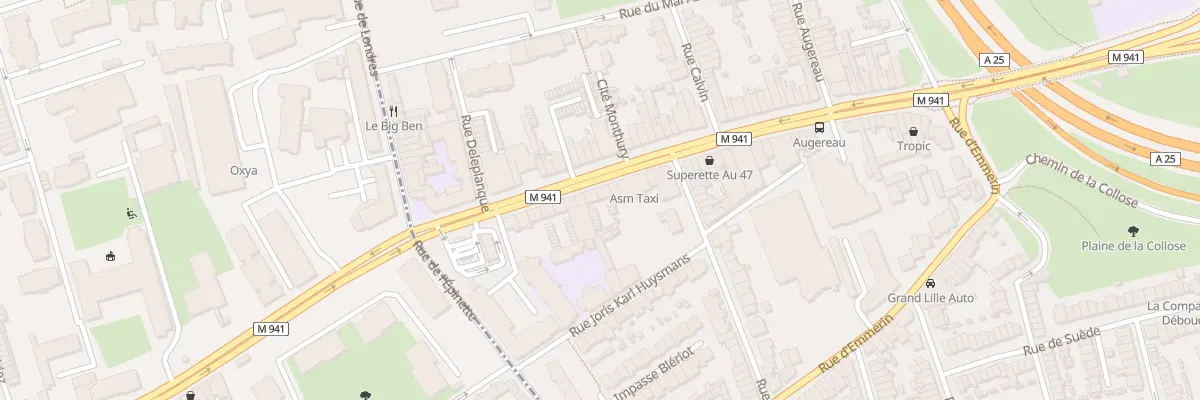 Plan du 67 Rue du Faubourg de Béthune à Lille
