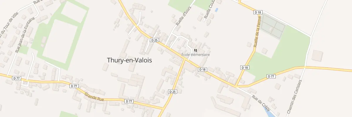 Plan du 11B Rue de Crépy à Thury-en-Valois