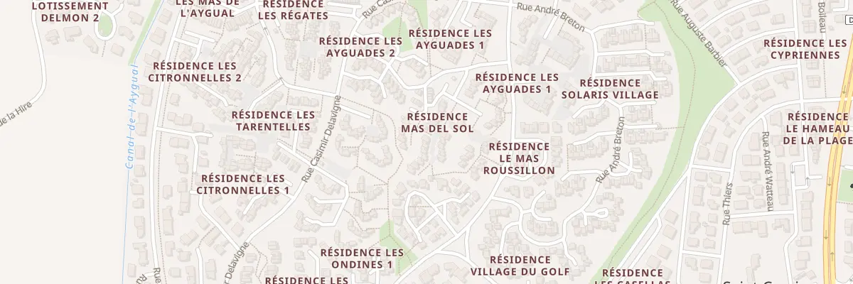 Plan du 39 Res Les Mas Del Sol à Saint-Cyprien