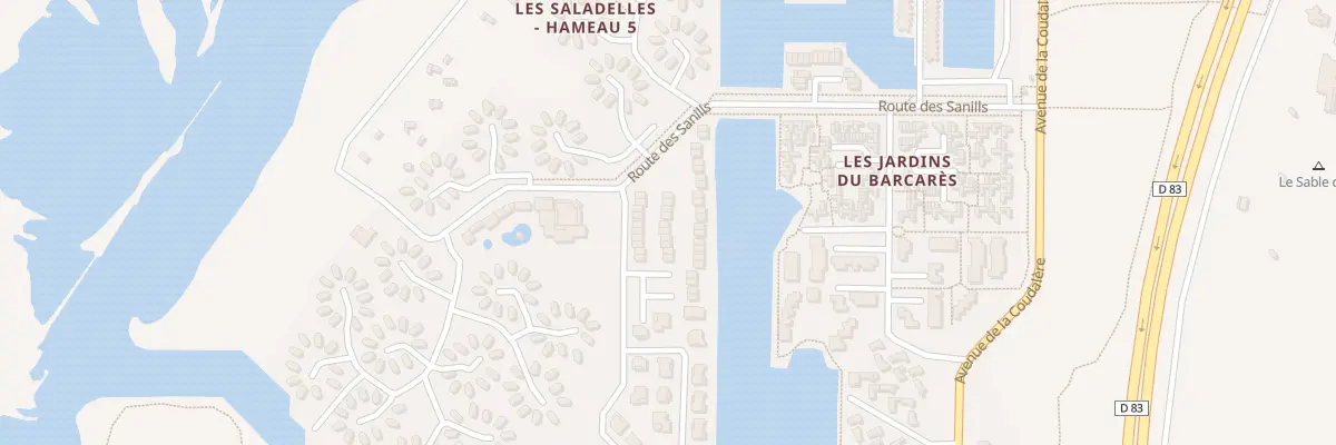 Plan du 1 Imp des Cabanes au Barcarès