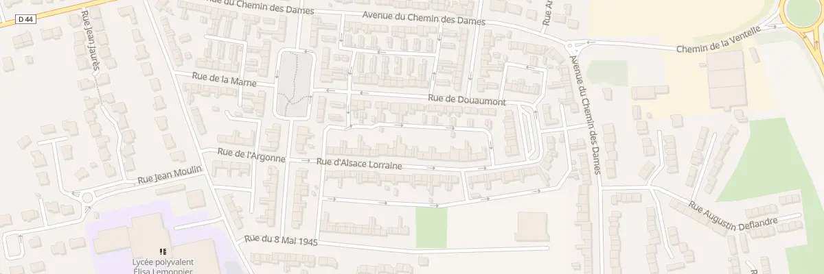 Plan du 161 Rue de l’Alsace Lorraine à Brebières