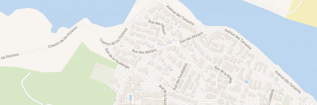 Plan du 22 Rue des Muriers La Franqui à Leucate